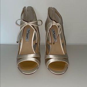 Nina beige heels